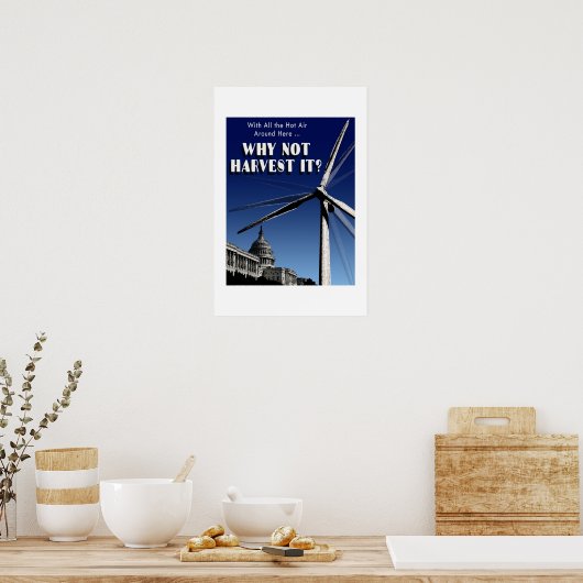 Poster voor warme lucht (Keuken)