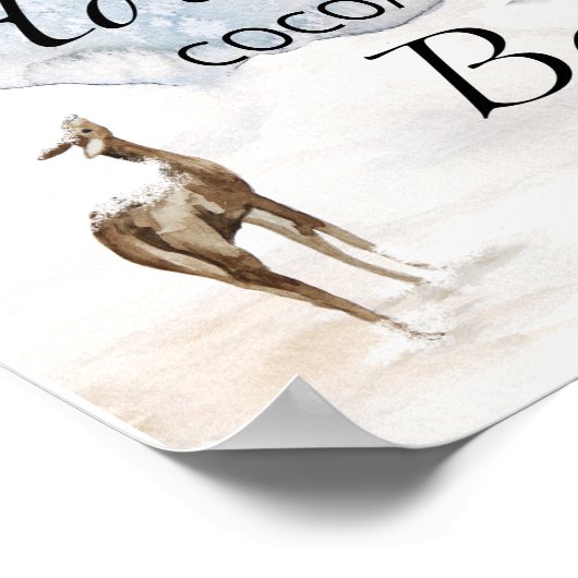 Poster voor warmloperafdekking (Hoek)