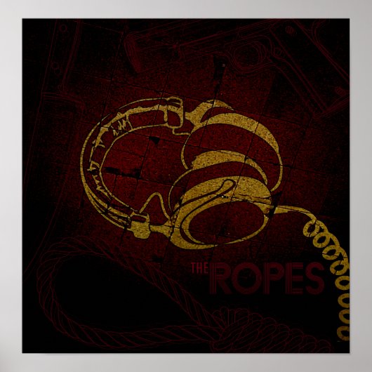 Poster voor water en hoofdtelefoon (Voorkant)