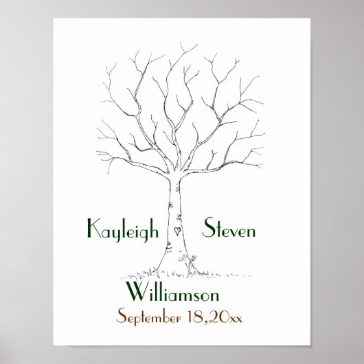 Poster voor weddenschap met vingerafdrukken (Voorkant)