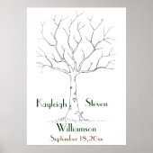 Poster voor weddenschap met vingerafdrukken (Voorkant)