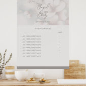 Poster voor weddenschappen (Keuken)