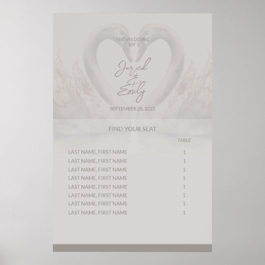 Poster voor weddenschappen (Voorkant)