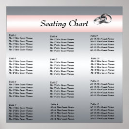 Poster voor weddenschappen bij ontvangst van zitpl