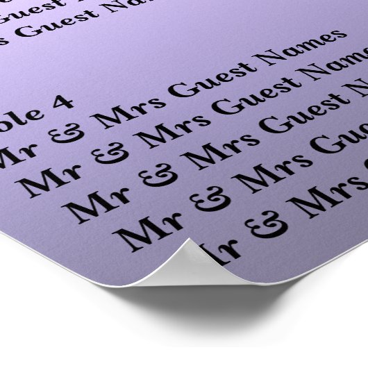 Poster voor weddenschappen bij ontvangst van zitpl (Hoek)