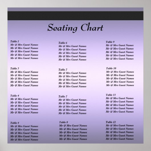 Poster voor weddenschappen bij ontvangst van zitpl (Voorkant)