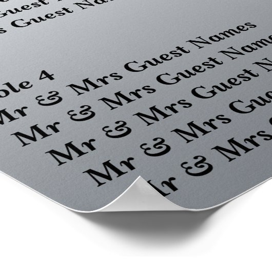 Poster voor weddenschappen bij ontvangst van zitpl (Hoek)