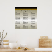 Poster voor weddenschappen bij ontvangst van zitpl (Keuken)