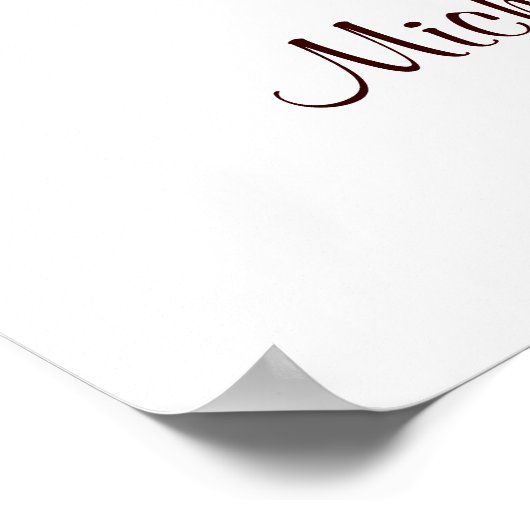 Poster voor weddenschappen met vingerafdrukken (br (Hoek)