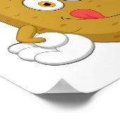 Poster voor weddenschappen op aardappelstation (Hoek)