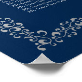 Poster voor weddenschappen | Zeemacht en zilver (Hoek)