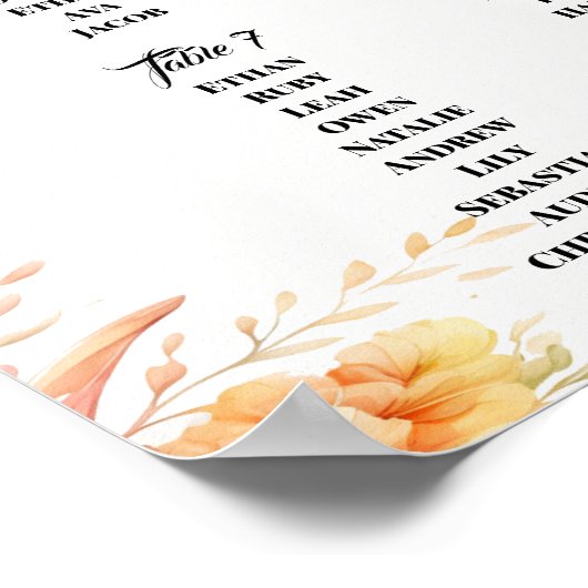 Poster voor weduwenkaarten (Hoek)