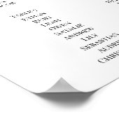 Poster voor weduwenkaarten (Hoek)