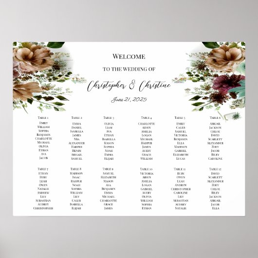 Poster voor weduwenkaarten (Voorkant)