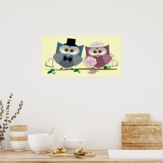 Poster voor weduwenkunst (Keuken)