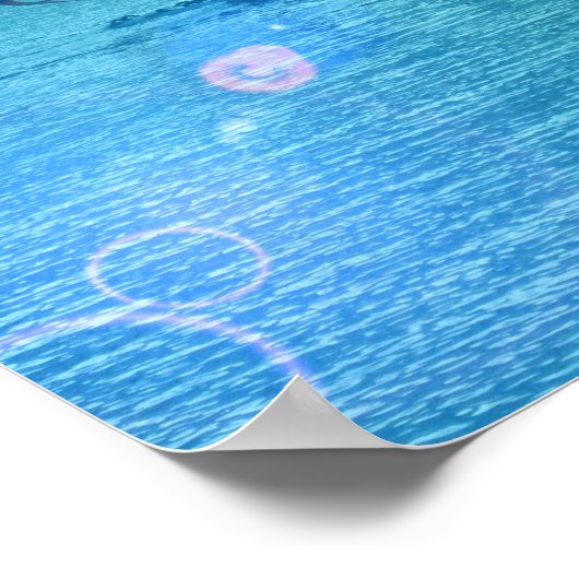 Poster voor wielsurfen (Hoek)