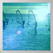 Poster voor wielsurfen (Voorkant)