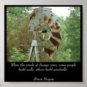 Poster voor windmolens (Voorkant)