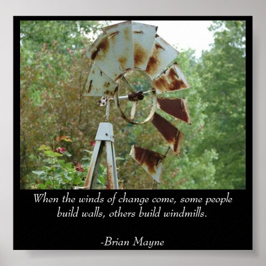 Poster voor windmolens (Voorkant)