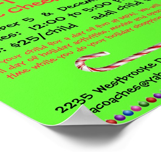 Poster voor winkels (Hoek)