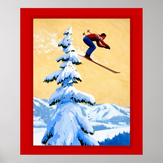 poster voor wintersport (Voorkant)