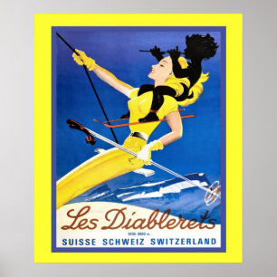  poster voor wintersport