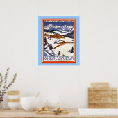 poster voor wintersport (Keuken)