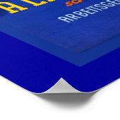  poster voor wintersport (Hoek)