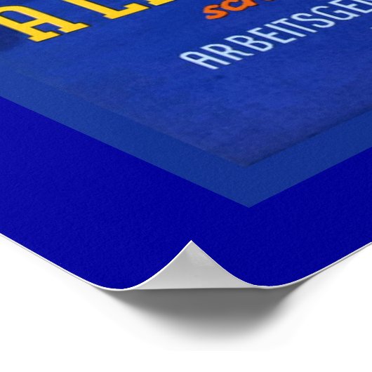  poster voor wintersport (Hoek)