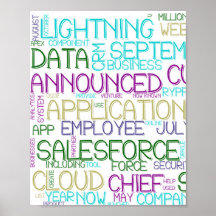 Poster voor Word Cloud Salesforce