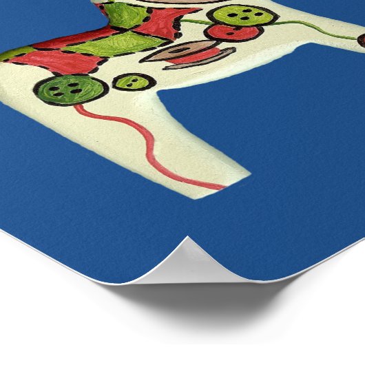 Poster voor zaaigoed van Dala Horses (Hoek)