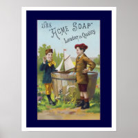  Poster voor zeep en kunst