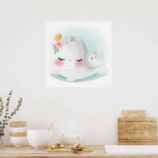 Poster voor zegels (Keuken)