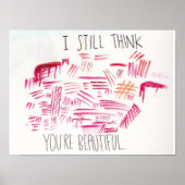 Poster voor zelfbeschadiging en acceptatie (Voorkant)