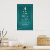 Poster voor zichtbaarheid 18 x 30 inch (Keuken)