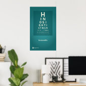 Poster voor zichtbaarheid 18 x 30 inch (Thuiskantoor)