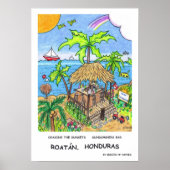 Poster voor zonnebaden (Voorkant)