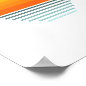 Poster voor zonneklaar en zee (Hoek)