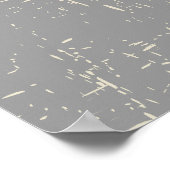 Poster voor zwart masker, grijs, aangepast afdrukk (Hoek)