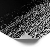 Poster voor zwart-wit Basketball (Hoek)