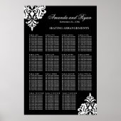 Poster voor zwarte en witte zitplaats (Voorkant)