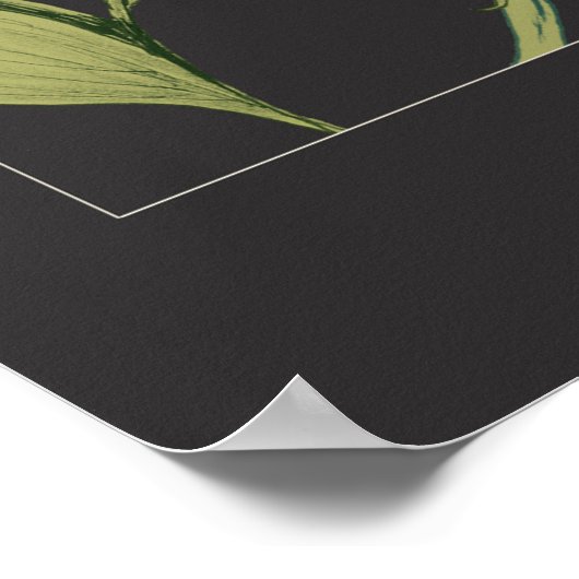 Poster voor zwarte flessenwand (Hoek)