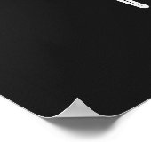 Poster voor zwarte kat (Hoek)