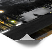 Poster voor zwarte, witte en gele olifantentoren (Hoek)