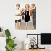  Poster voor zwemschoonheid (Thuiskantoor)