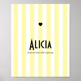 POster voornaam gele rivier