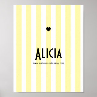 POster voornaam gele rivier