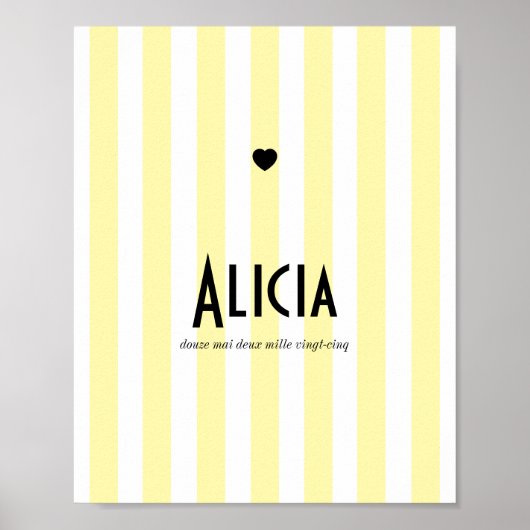 POster voornaam gele rivier (Voorkant)