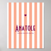 Poster voornaam Riviera Pêche (Voorkant)