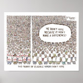 Poster Voter Apathie (Voorkant)
